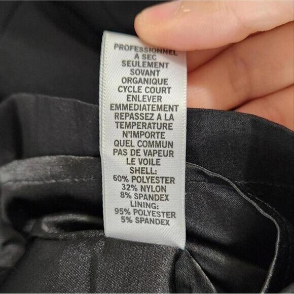 Cache VTG 80s Bodycon Dress Women’s 2 Origami One Shoulder Black Gold - Picture 5 of 5